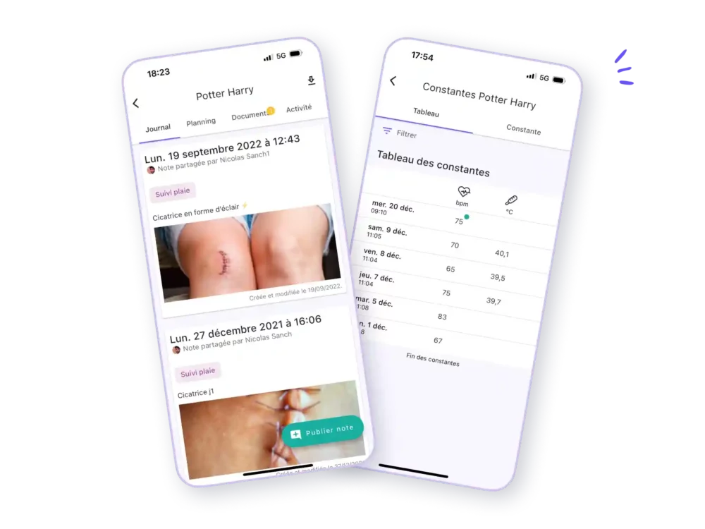 exemple de notes dans ozzen