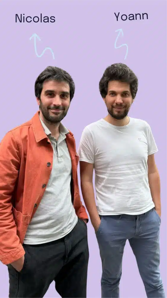 Yoann et Nicolas les fondateurs d'ozzen